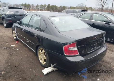 2005 Subaru Legacy 2.5I from USA, damaged, VIN 4S3BL616457207592